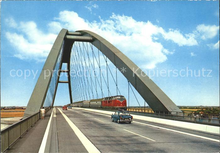 Eisenbahn Fehmarnsund-Bruecke Vogelfluglinie Deutschland-Daenemark