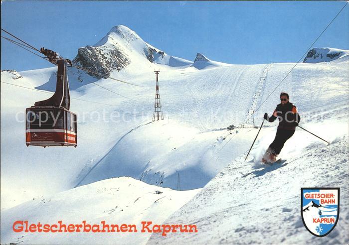 Seilbahn Kaprun Kitzsteinhorn Schmiedinger Gletscher Skifahrer