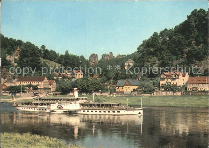 Dampfer Seitenrad Dresden Rathen Talwaechter Lokomotive Lamm