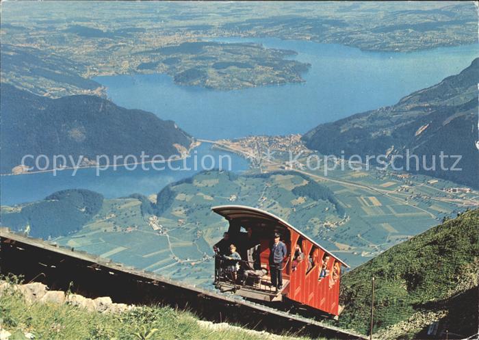 Zahnradbahn Stanserhornbahn Vierwaldstaettersee Luzern