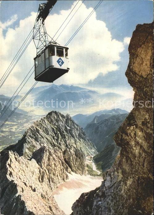 Seilbahn Bayerische Zugspitzbahn Waxensteine Hoellental