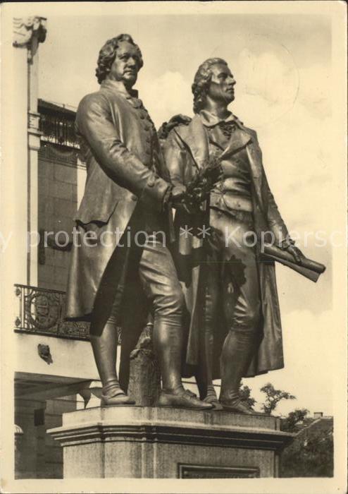 Denkmal Goethe-Schiller Weimar