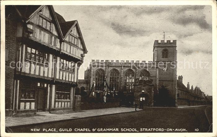 Stratford-on-Avon New Place Guild Chapel Grammar School