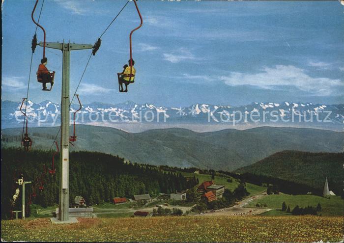 Feldberg Schwarzwald Hotel Feldberger Hof Schwebelift Alpensicht