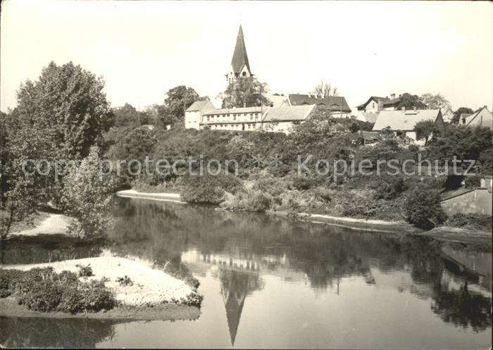 Neugattersleben Teich Kirche