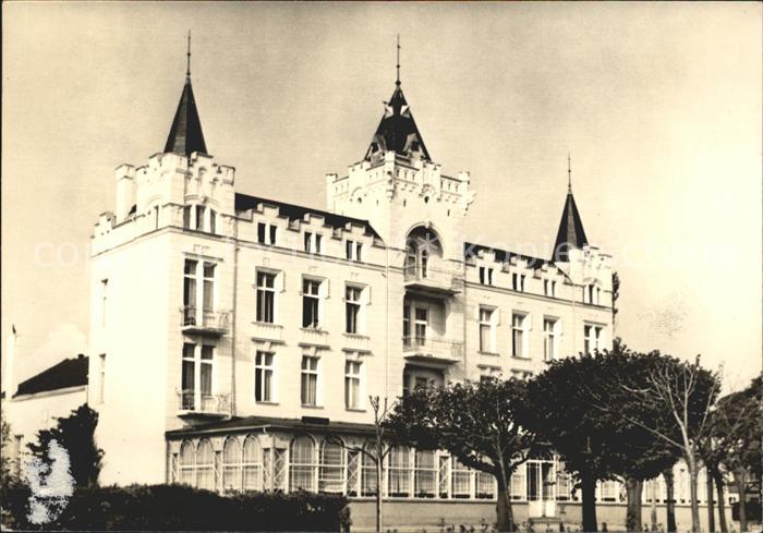 Zinnowitz Ostseebad Usedom IG Wismut Erholungsheim Klement Gottwald