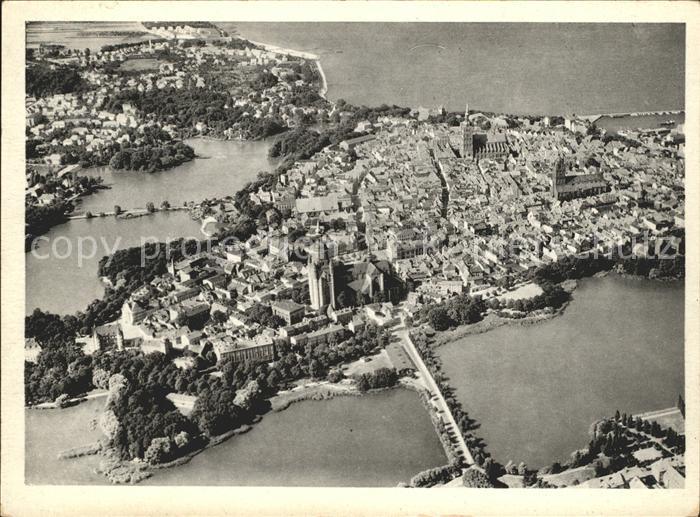 Stralsund Mecklenburg Vorpommern Fliegeraufnahme