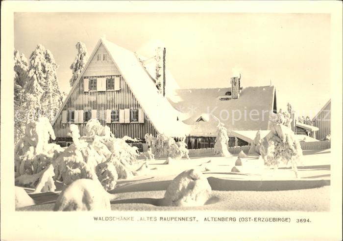 Altenberg Erzgebirge Waldschaenke Altes Raupennest