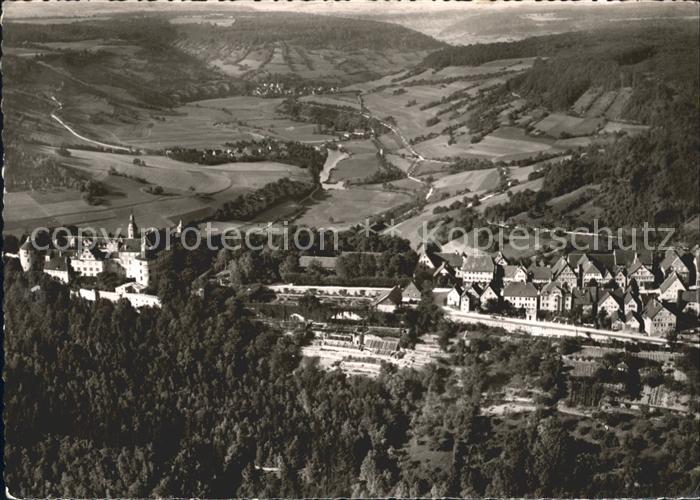 Langenburg Wuerttemberg Fliegeraufnahme Schloss