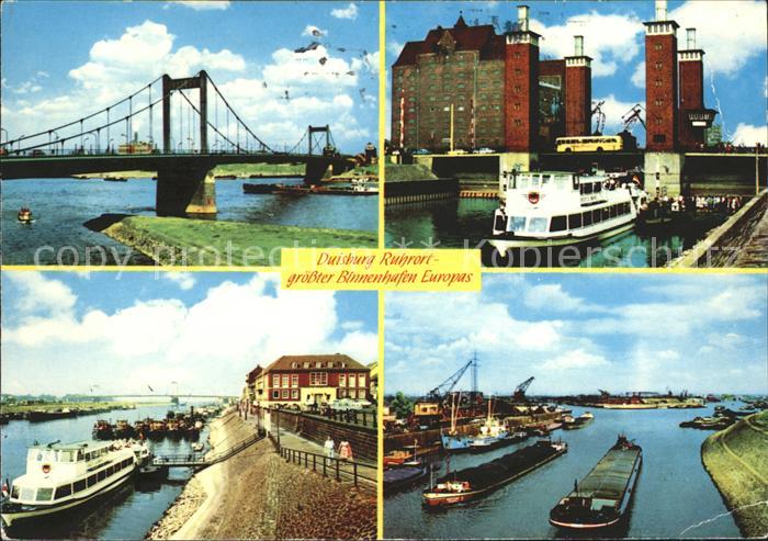 Duisburg Ruhr Binnenhafen Bruecke
