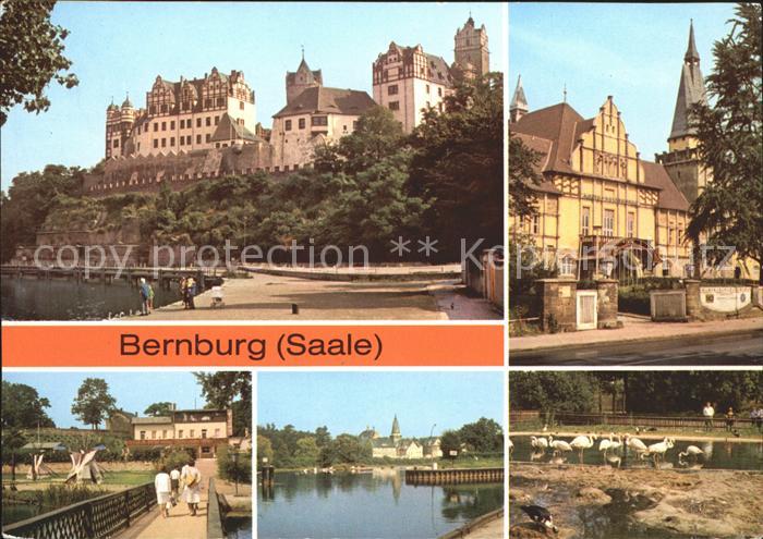 Bernburg Saale Schloss Kreiskulturhaus Eis Cafe Baerenburg Indianerdorf Tierpark
