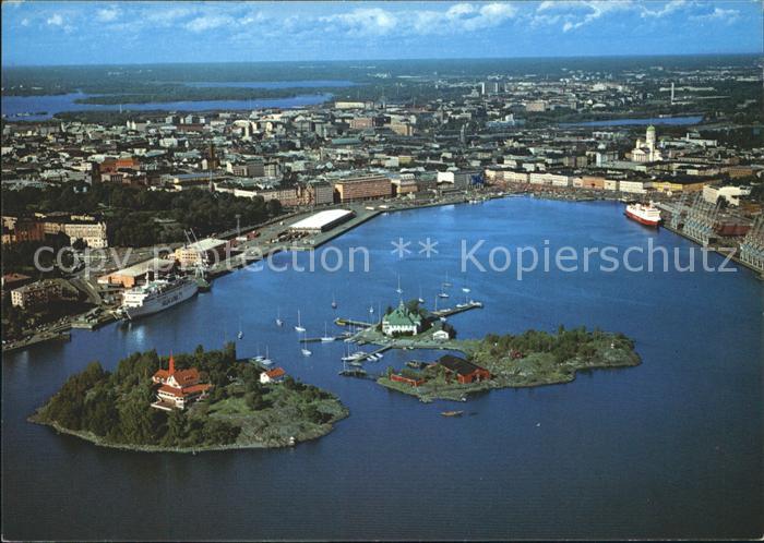 Helsinki Suedhafen Fliegeraufnahme