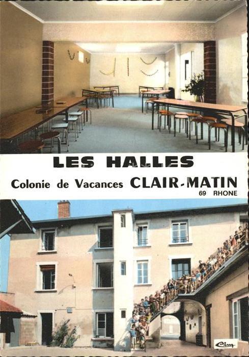 Les Halles Colonie Vacances Clair Matin