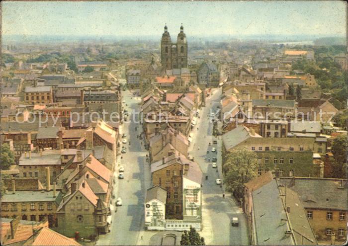 Wittenberg Lutherstadt vom Turm Schlosskirche