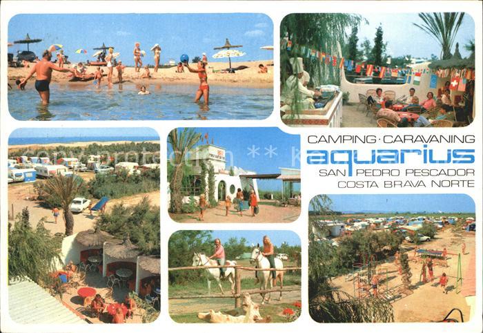 Costa Brava Camping Caravaning Aquarius San Pedro Pescador Pferde