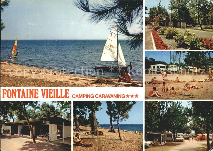 Andernos-les-Bains Fontaine Vieille Camping Segelboot