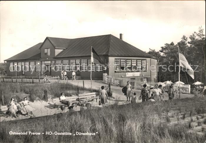 Prerow Ostseebad HO Gasstaette Restaurant Duenenhaus
