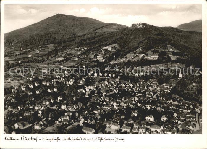 Auerbach Bergstrasse Fliegeraufnahme