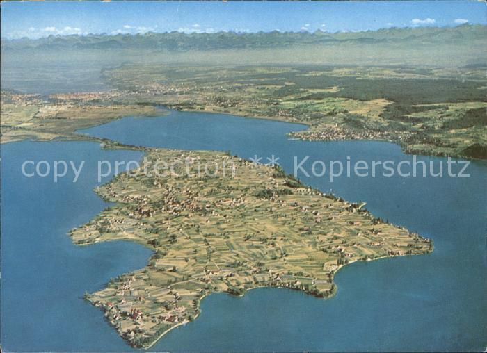 Insel Reichenau Fliegeraufnahme