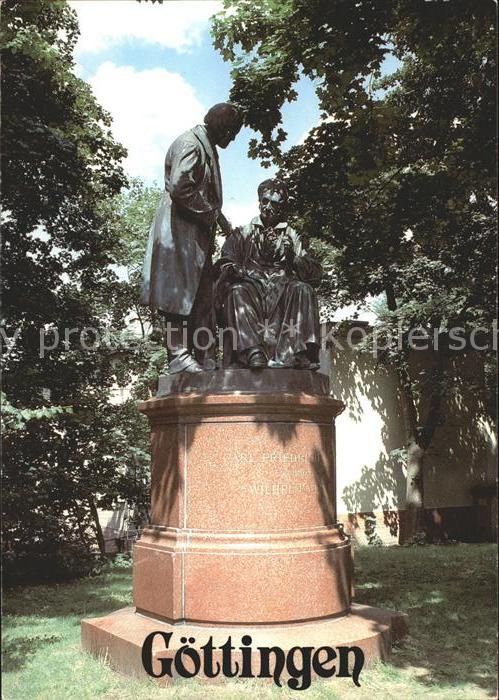 Goettingen Niedersachsen Denkmal Gaus und Weber