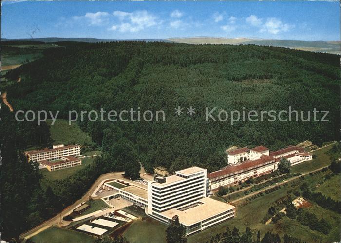 Hoexter Weser Fliegeraufnahme Weserberglandklinik