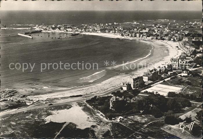 Quiberon Morbihan Fliegeraufnahme Plage