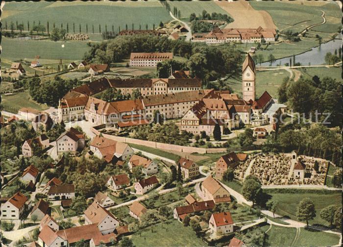 Scheyern Fliegeraufnahme Benediktiner Abtei