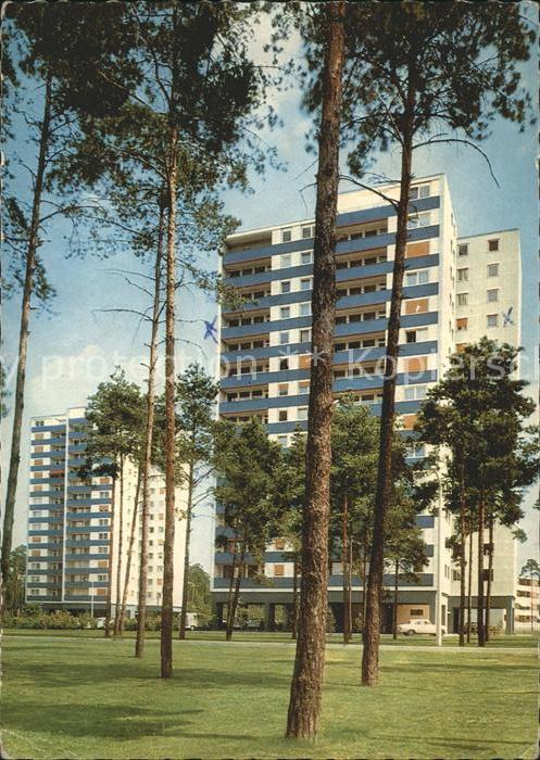 ERLANGEN Bayern Hochhaeuser an Friedrich Bauer Strasse