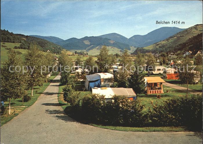 Muenstertal Schwarzwald Camping Muenstertal mit Belchen