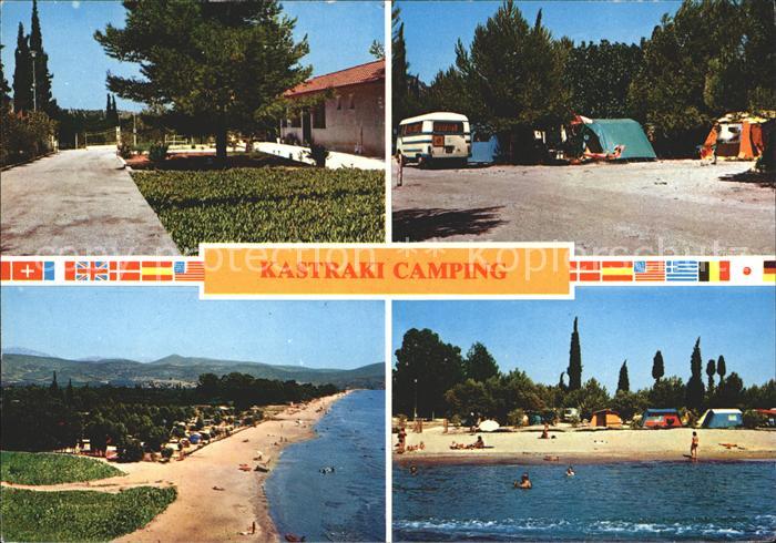 Nauplia Nauplion Kastraki Camping Strand