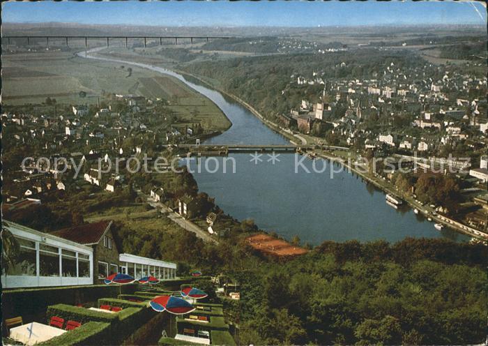 Kettwig Fliegeraufnahme Cafe Restaurant Haus Seeblick Ruhr