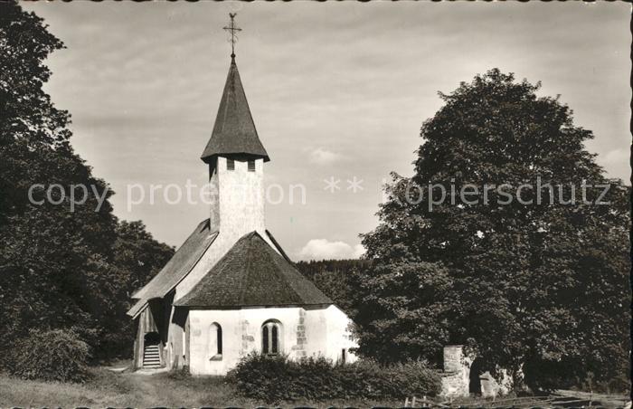 Koenigsfeld Schwarzwald Alte Buchenberger Kirche