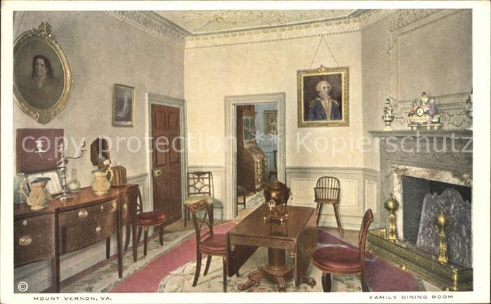 Mount Vernon Virginia Dining Room