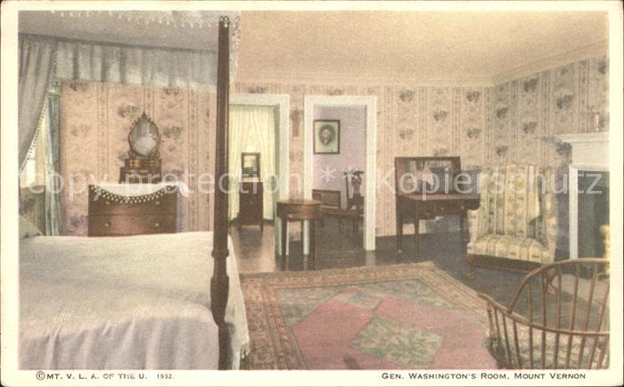 Mount Vernon Virginia Washingtons Room