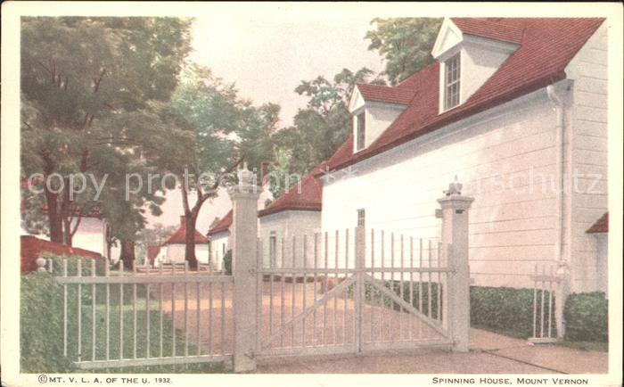 Mount Vernon Virginia Spinning House