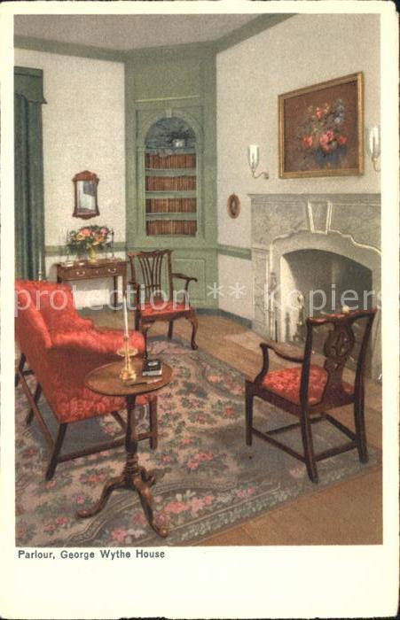 Williamsburg Virginia Parlour George Wythe House