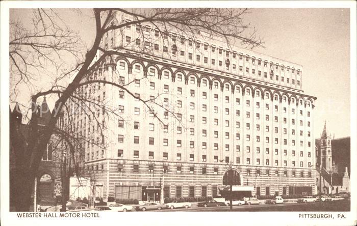 Pittsburg Pennsylvania Webster Hall Motor Hotel