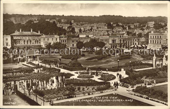 Weston-super-Mare Clarence  Fliegeraufnahme Winter Gardens