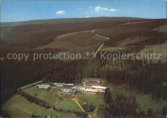 St Andreasberg Harz Fliegeraufnahme Tagungsstaette Internationales Haus Sonnenbe