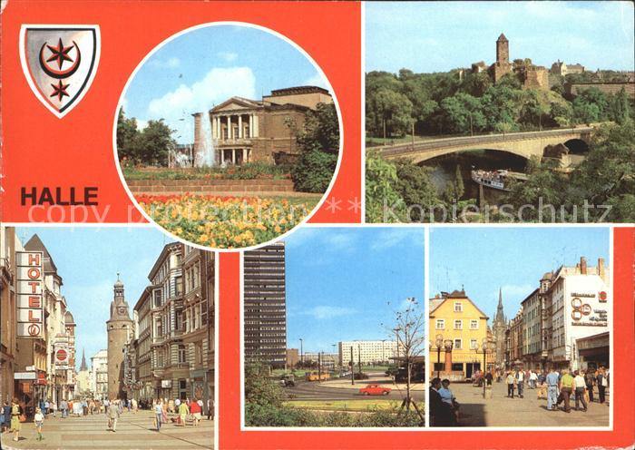 Halle Saale Theater des Friedens Burg Giebichenstein Klement Gottwald Strasse