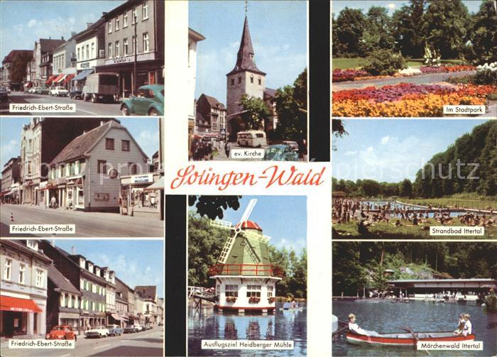 Solingen Friedrich-Ebert-Strasse Heidberger-Muehle Strandbad