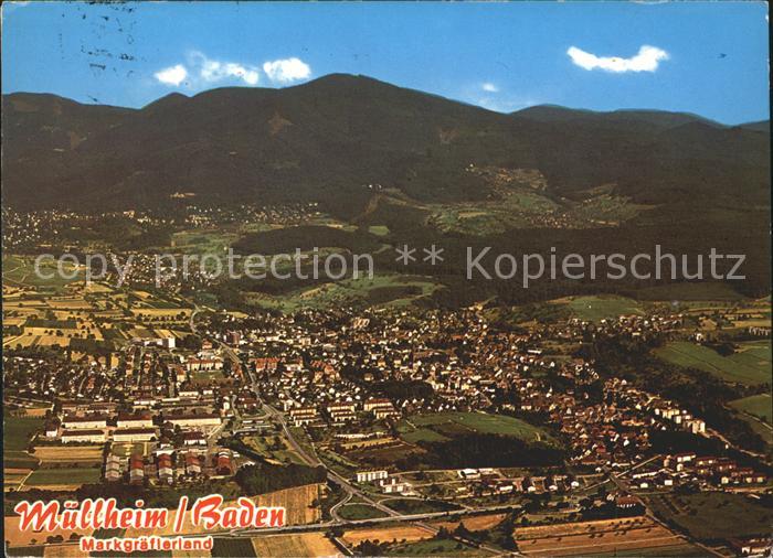 Muellheim Baden Fliegeraufnahme