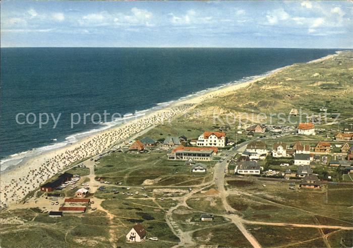 Wenningstedt Sylt Fliegeraufnahme mit Strand