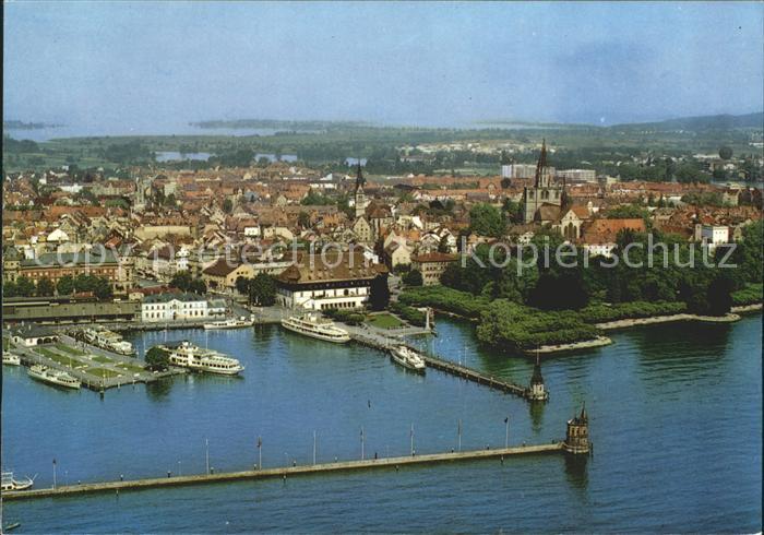 Konstanz Bodensee Fliegeraufnahme