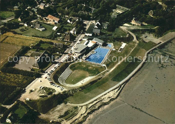 Keitum Sylt Meerwasserschwimmbad Fliegeraufnahme