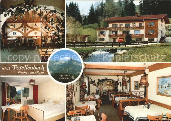 Fischen Allgaeu Haus Forellenbach