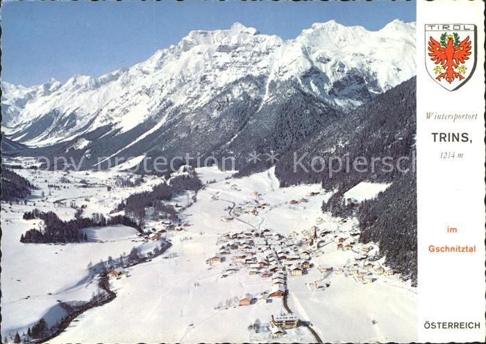 Trins Innsbruck im Gschnitztal Fliegeraufnahme