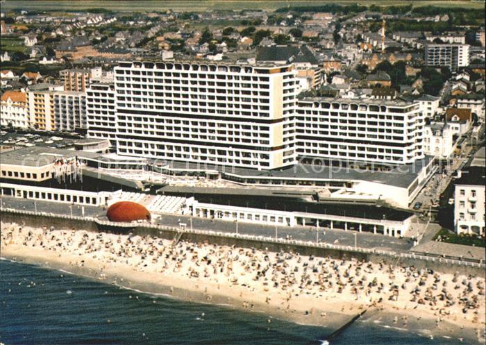 Westerland Sylt Fliegeraufnahme Kurzentrum Strand
