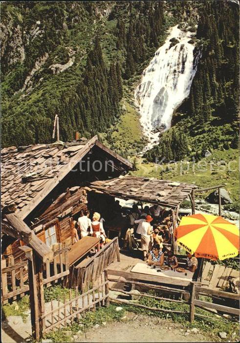 Stubaital Grawa Alm Wasserfall