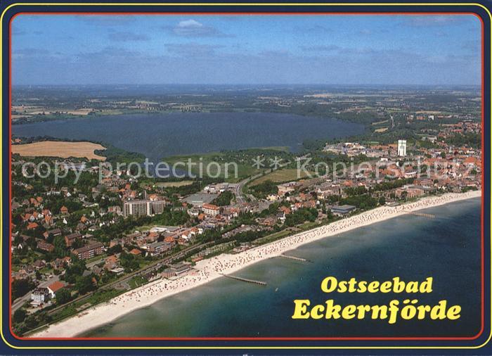 ECKERNFoeRDE Ostseebad Fliegeraufnahme mit Srand